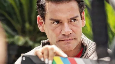 Cristián de la Fuente trabajando.