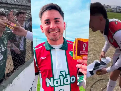 Furor: Delantero cambia uniforme por láminas del álbum de Qatar 2022