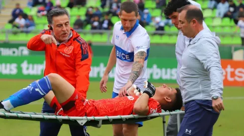 Martín Parra salió aturdido de la cancha de Valparaíso