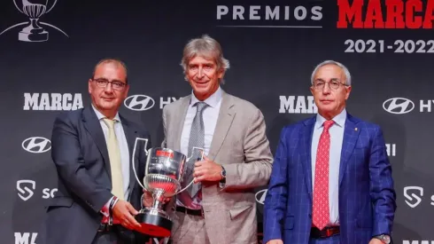 Manuel Pellegrini fue nombrado el mejor técnico de la temporada 21-22.