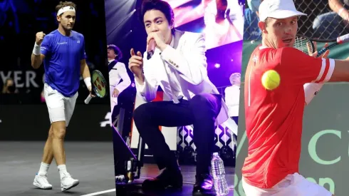 El cantante de BTS Kim Seok-jin presenció el duelo de Casper Ruud ante Nico Jarry en el ATP de Seúl.