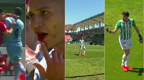 Diego González y Alexis Martín Arias, dos nombres claves en el caldeado final del duelo entre Ñublense y O'Higgins.