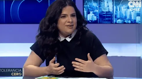 La ministra de la Mujer, Antonia Orellana, en el programa Tolerancia Cero.