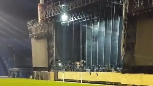 Un enorme escenario estará pegado a uno de los arcos del estadio de Vélez