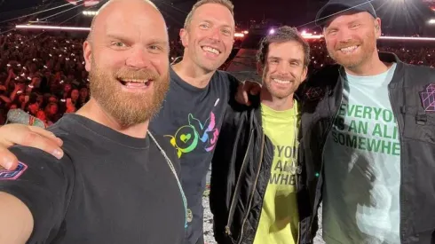 Coldplay en pleno.