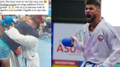 Rojas se convirtió en bicampeón y tuvo una acompañante especial