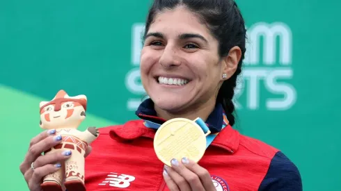 María José Moya, patinadora chilena, oro en los JJOO de Lima 2019