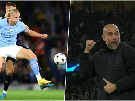 Haaland enloquece a Guardiola con otro doblete en Champions