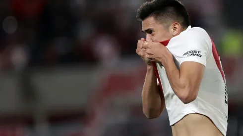 Solari, quien vino desde el banco, anotó un nuevo gol por River Plate.