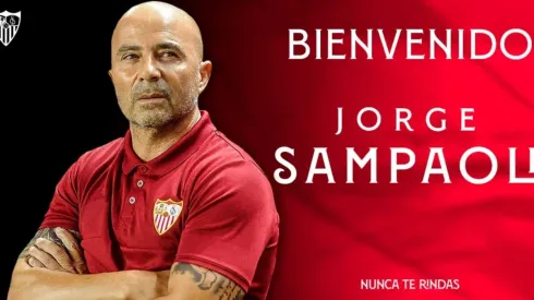 Jorge Sampaoli fue confirmado como nuevo entrenador del Sevilla.