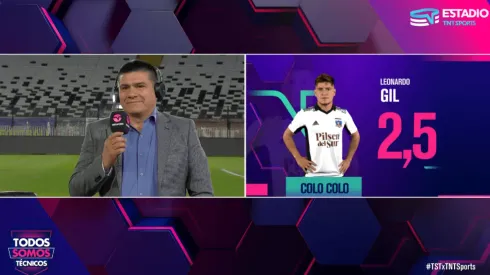 Tobi Vega no tuvo piedad con los jugadores de Colo Colo