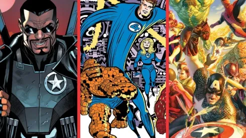 Blade, Los Cuatro Fantásticos y Avengers en los cómics de Marvel.