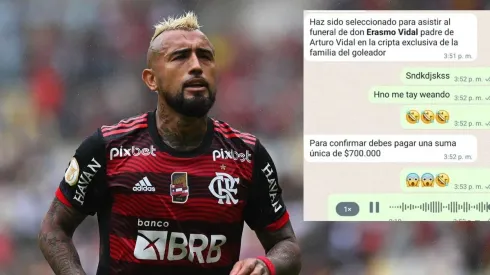 Vidal había enviado un escueto mensaje a su padre
