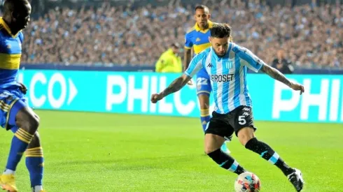 Eugenio Mena termina contrato en diciembre con Racing y todavía no ha renovado.