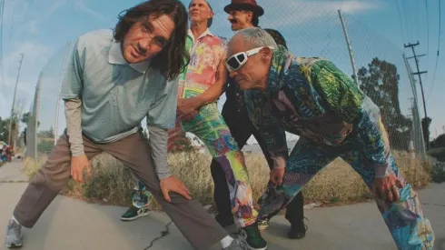 Red Hot Chili Peppers: John Frusciante, Flea, Chad Smith y Anthony Kiedis.