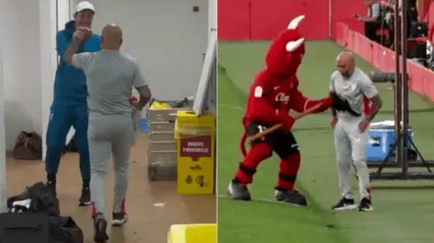 Jorge Sampaoli tuvo su primera alegría en el segundo ciclo que vive como DT del Sevilla. (Capturas).