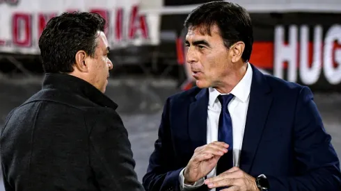 Marcelo Gallardo con Gustavo Quinteros