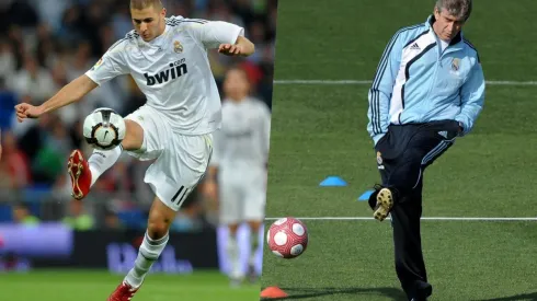 En 2009, Real Madrid se la jugó toda y contrató al Ingeniero para ser el nuevo director técnico del club. Uno de sus refuerzos fue justamente Benzema.