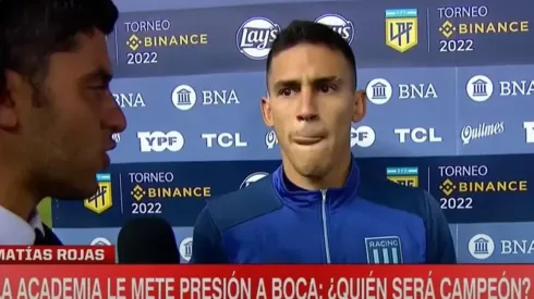 Matías Rojas sorprendió con sus declaraciones