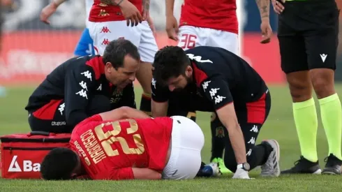 Fue en el minuto 15 cuando Magnasco no pudo continuar en la cancha.