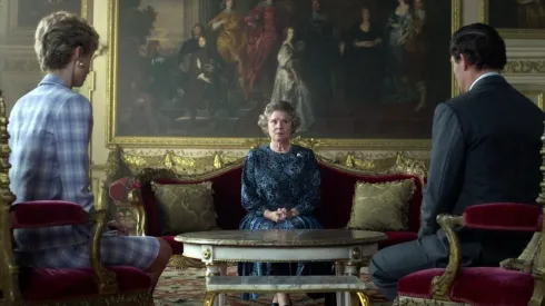 Una escena de la quinta temporada de The Crown.