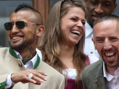 Vidal le escribe a Ribéry: "Te transformaste en mi hermano"