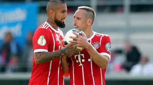 Vidal y Ribéry en Bayern: el francés confirmó que su amigo es un guerrero.