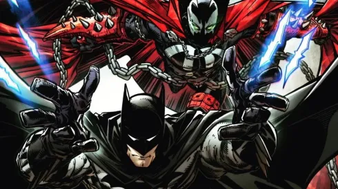 Batman y Spawn en una de las portadas alternativas del próximo lanzamiento.