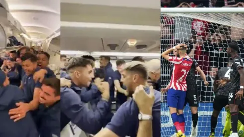 Porto celebra su clasificación a octavos en el avión