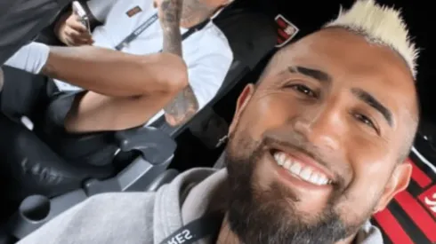 Arturo Vidal y Erick Pulgar esperan la final de la Copa Libertadores con una sonrisa que denota buen ánimo.