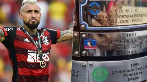Arturo Vidal no se olvidó de Colo Colo con la Copa Libertadores