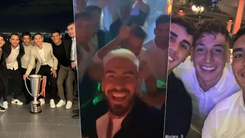 El plantel de Colo Colo celebró a lo grande