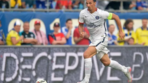 Zlatan jugando por el PSG