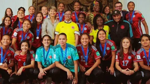 El homenaje a Colombia subcampeona del Mundial Fem Sub 17