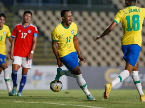 Brasil golea a la Roja Sub 17 en amistoso con miras al Sudamericano 2023