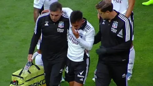 Vicente Pizarro sale lesionado