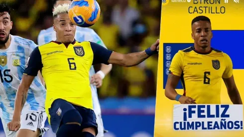 Está claro que no eligieron la mejor foto para celebrar el cumpleaños de Byron Castillo