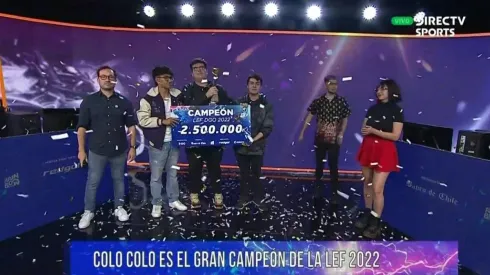 Colo Colo no solo levantó un título este año en la cancha, también lo hizo en el fútbol virtual en el torneo LEF Rocket League 2022.