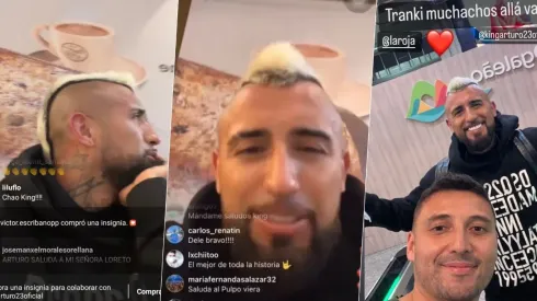 Arturo Vidal se embarcó a Europa para los amistosos de la selección chilena