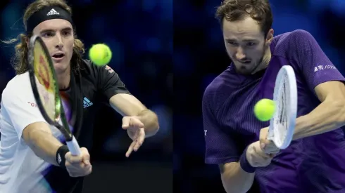 Tsitsipas y Medvedev necesitan un triunfo para seguir en competencia en el ATP Finals.