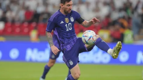 Messi tuvo un entrenamiento más relajado que sus compañeros tras el amistoso ante Emiratos Árabes.