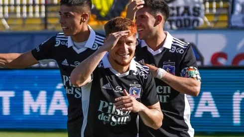 Leonardo Gil feliz con su gol y los dos triunfos de Colo Colo contra Betis.