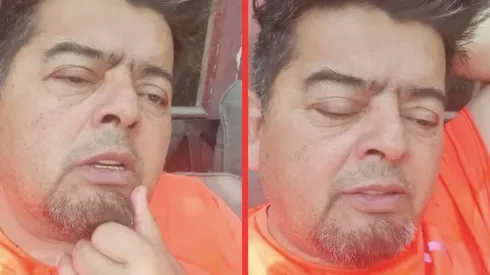 Mauricio Medina en el anuncio de su retiro del humor.