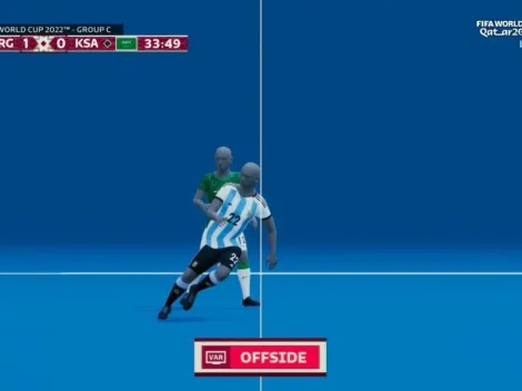 ¿Cómo funciona el offside semiautomático que le anuló tres goles a Argentina?