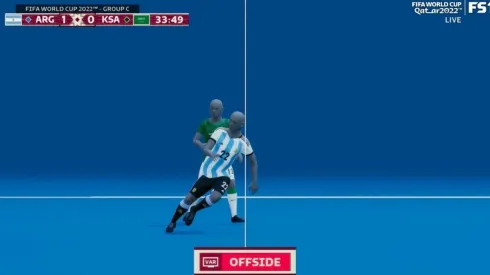 ¿Cómo funciona el offside semiautomático que le anuló tres goles a Argentina?