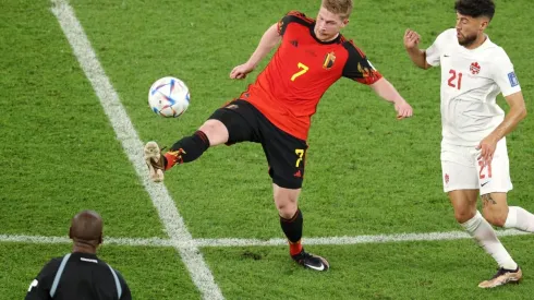 De Bruyne impactado: lo eligieron el jugador del partido en el Bélgica vs. Canadá.