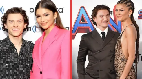 Tom Holland y Zendaya en las alfombras rojas de sus producciones.