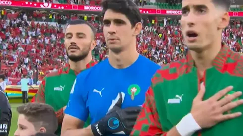 Bounou (o Bono) cantó con Marruecos, pero no entró a jugar