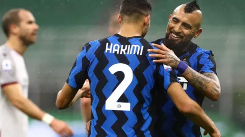 Vidal y Hakimi compartieron camarín en el Inter de Milán