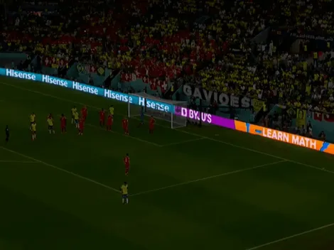 ¡Insólito! Se corta la luz en pleno partido de Brasil y Suiza